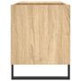 Voir la diapositive 5 : VIDAXL Armoire a disques chene sonoma 85x38x48 cm bois d'ingenierie