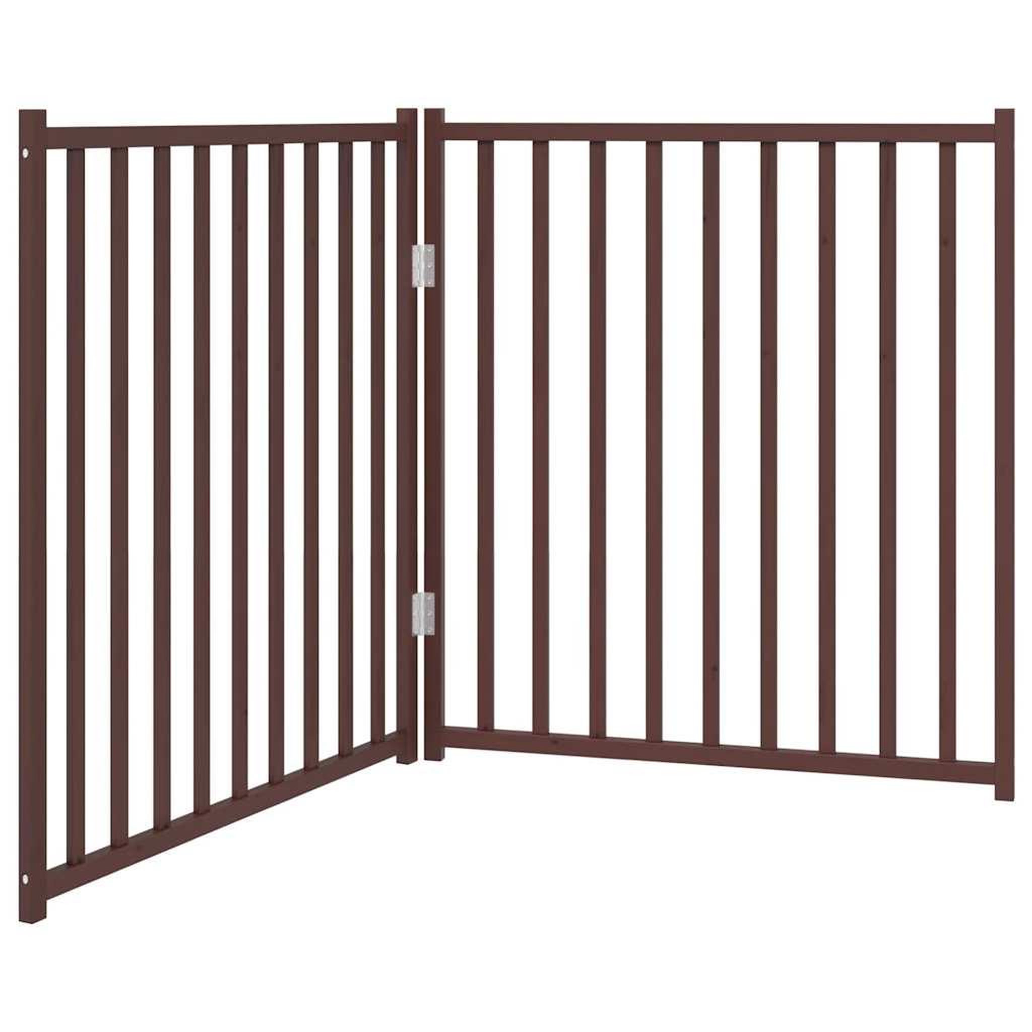 Voir la diapositive 2 : VIDAXL Barriere pour chien pliable 2 panneaux 160 cm bois sapin massif