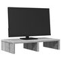 Voir la diapositive 3 : VIDAXL Support de moniteur sonoma gris 50x27x10 cm bois d ingénierie