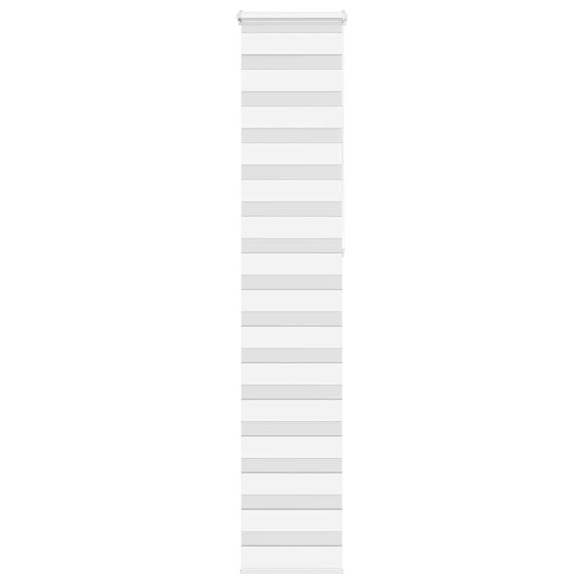 VIDAXL Store zebre blanc 40x230 cm largeur du tissu 35,9 cm polyester