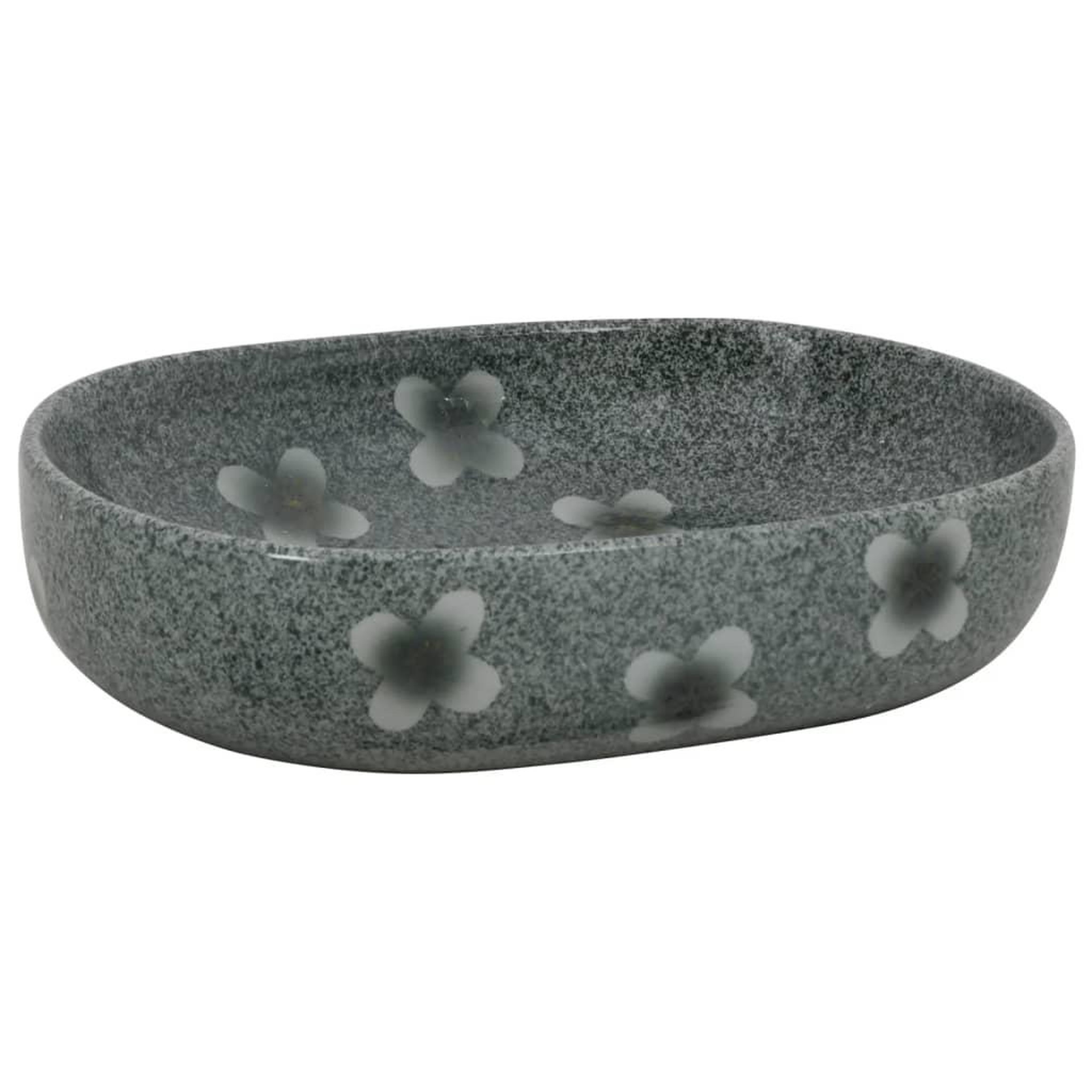 Voir la diapositive 2 : VIDAXL Vasque a poser bleu ovale 59x40x14 cm ceramique