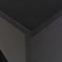 Voir la diapositive 5 : VIDAXL Table de bar avec tablette amovible Noir 138x39x110 cm