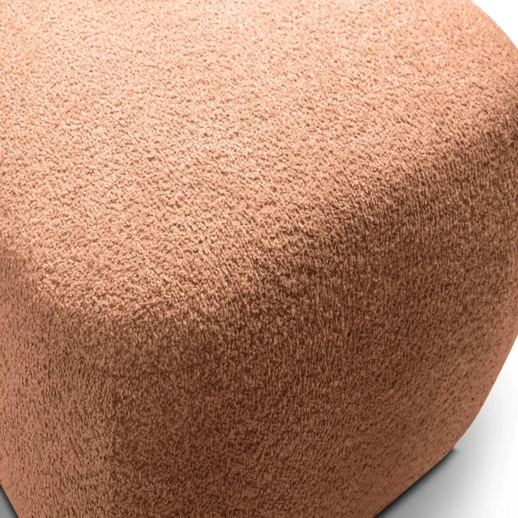 Voir la diapositive 4 : CASANOVA PARIS Santiago - pouf tissu bouclette