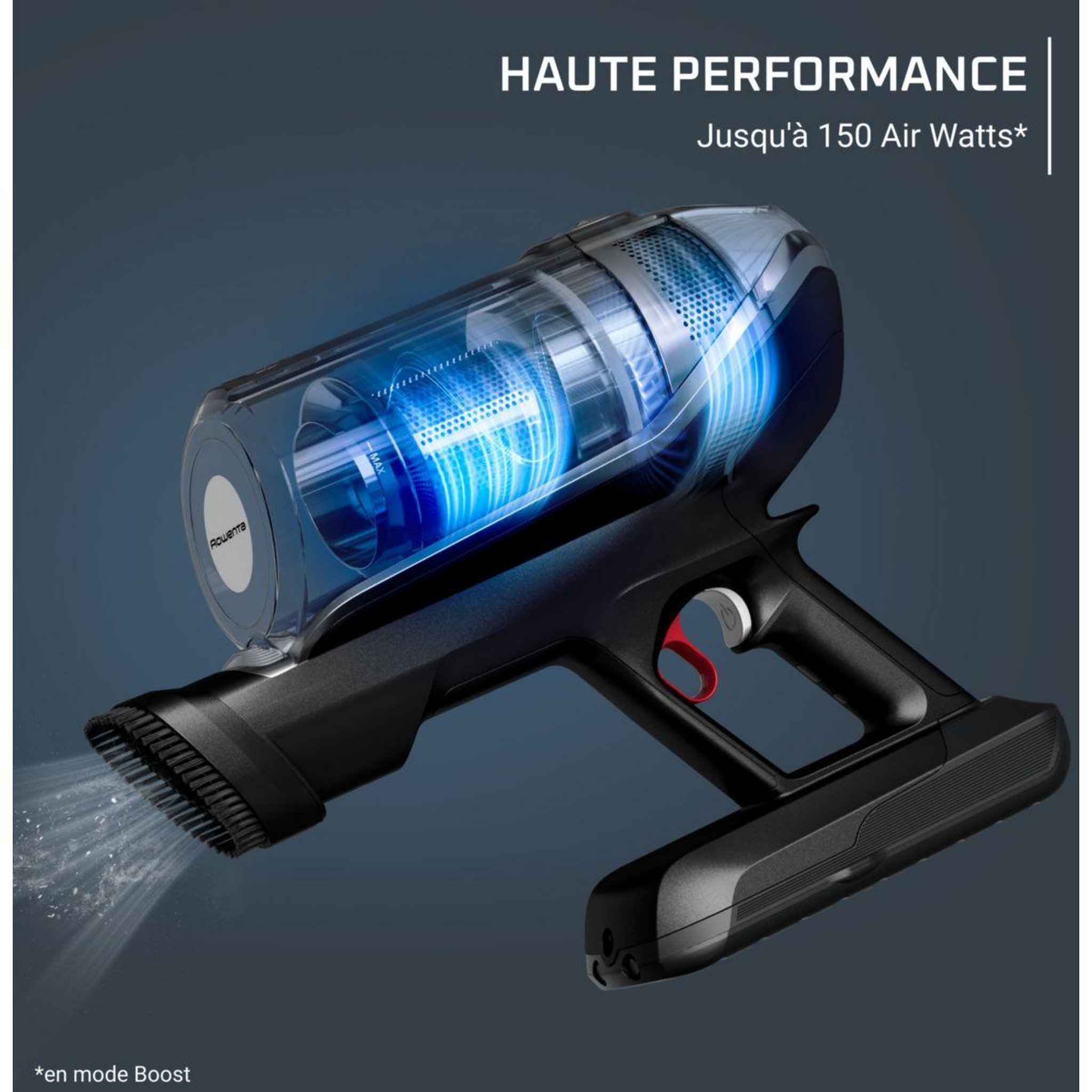 Voir la diapositive 4 : ROWENTA Aspirateur balai x force flex 12.60 animal care rh98a3wo