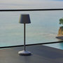 Voir la diapositive 2 : Lumisky Lampe de table sans fil EMILY Gris Aluminium H20cm