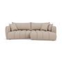 Voir la diapositive 3 : LISA DESIGN Cassiopee - canapé d'angle droit 4 places en tissu texturé