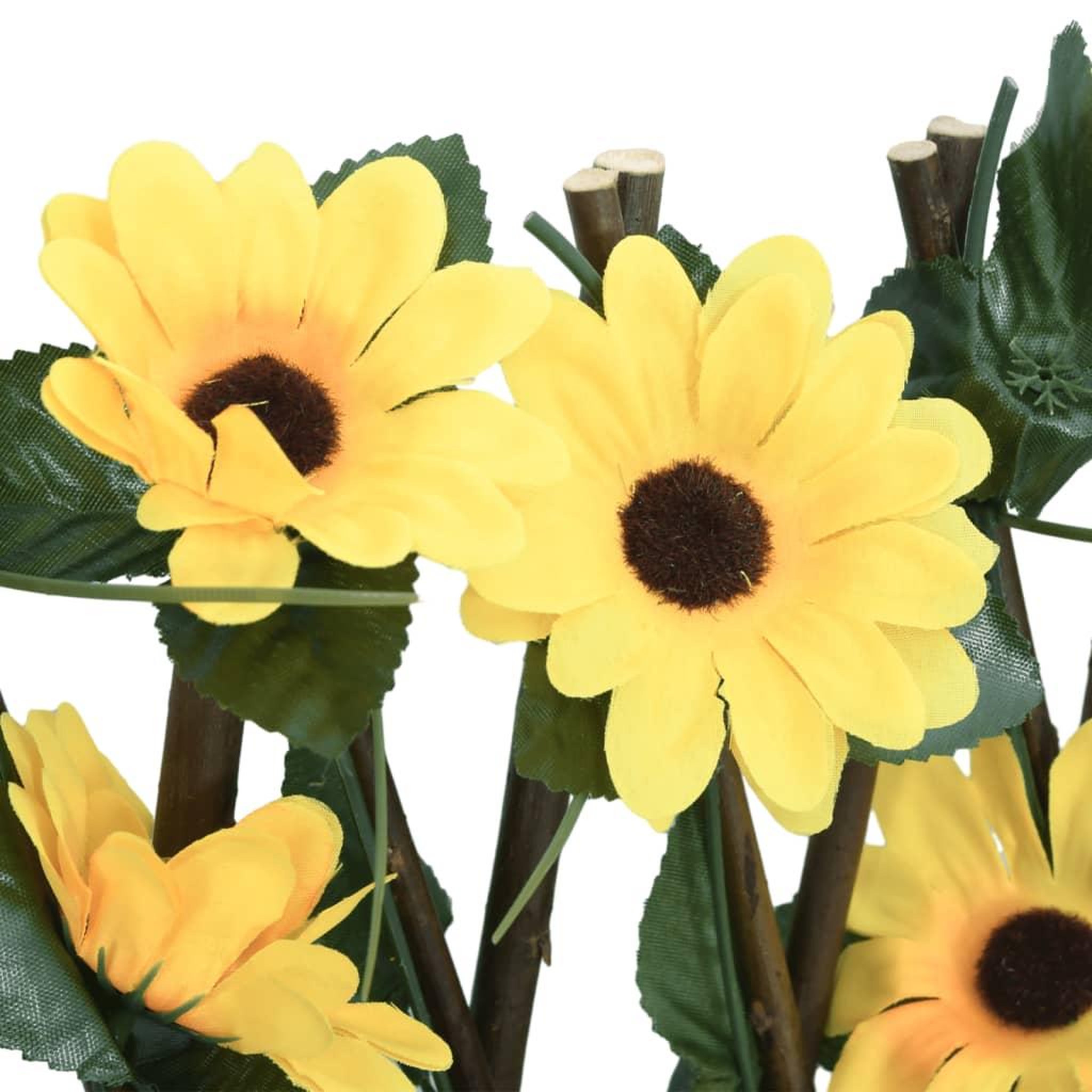 Voir la diapositive 5 : VIDAXL vidaXL Treillis de lierre artificiel extensible jaune 180x60 cm