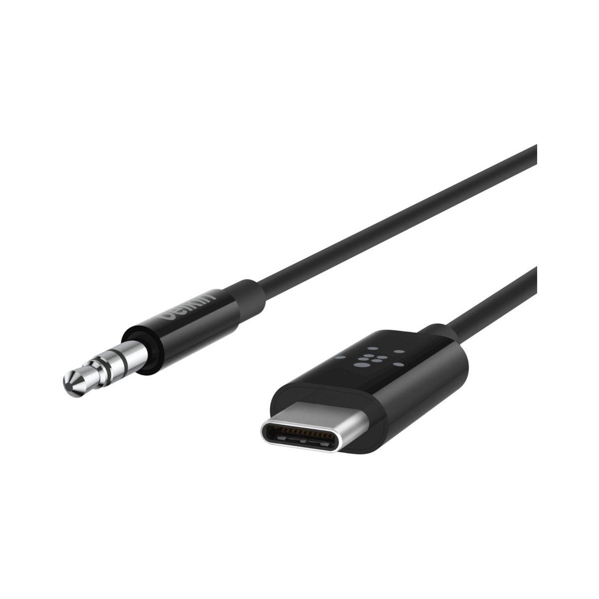 Voir la diapositive 4 : Belkin Câble jack 3.5mm rockstar + connecteur usb-c