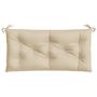 Voir la diapositive 5 : VIDAXL Coussins de banc jardin lot de 2 beige 100x50x7 cm tissu Oxford