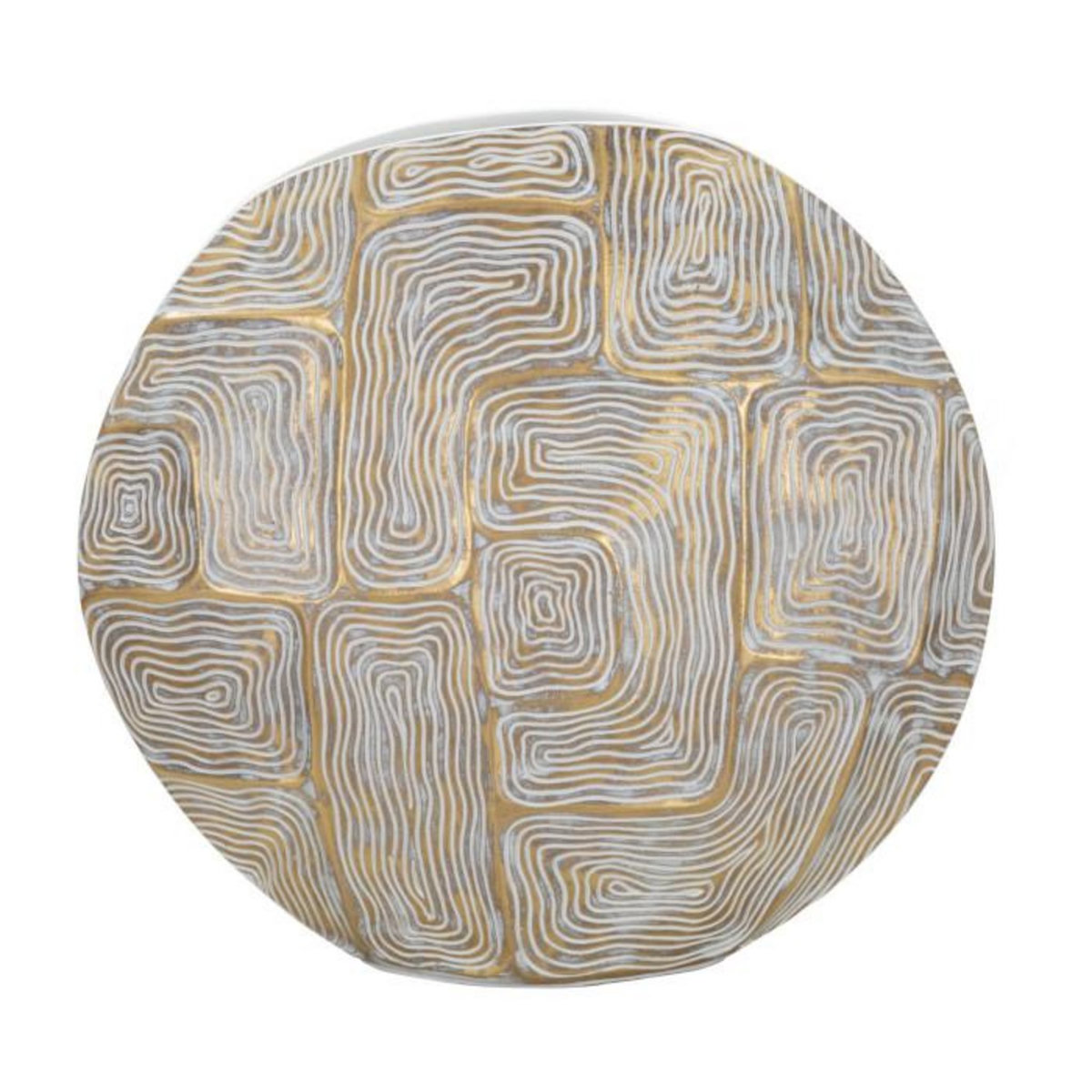 Paris Prix Vase Design en Résine  Elips  36cm Or