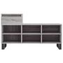 Voir la diapositive 5 : VIDAXL Armoire a chaussures Sonoma gris 102x36x60 cm Bois d'ingenierie