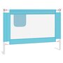 VIDAXL Barriere de securite de lit enfant Bleu 90x25 cm Tissu