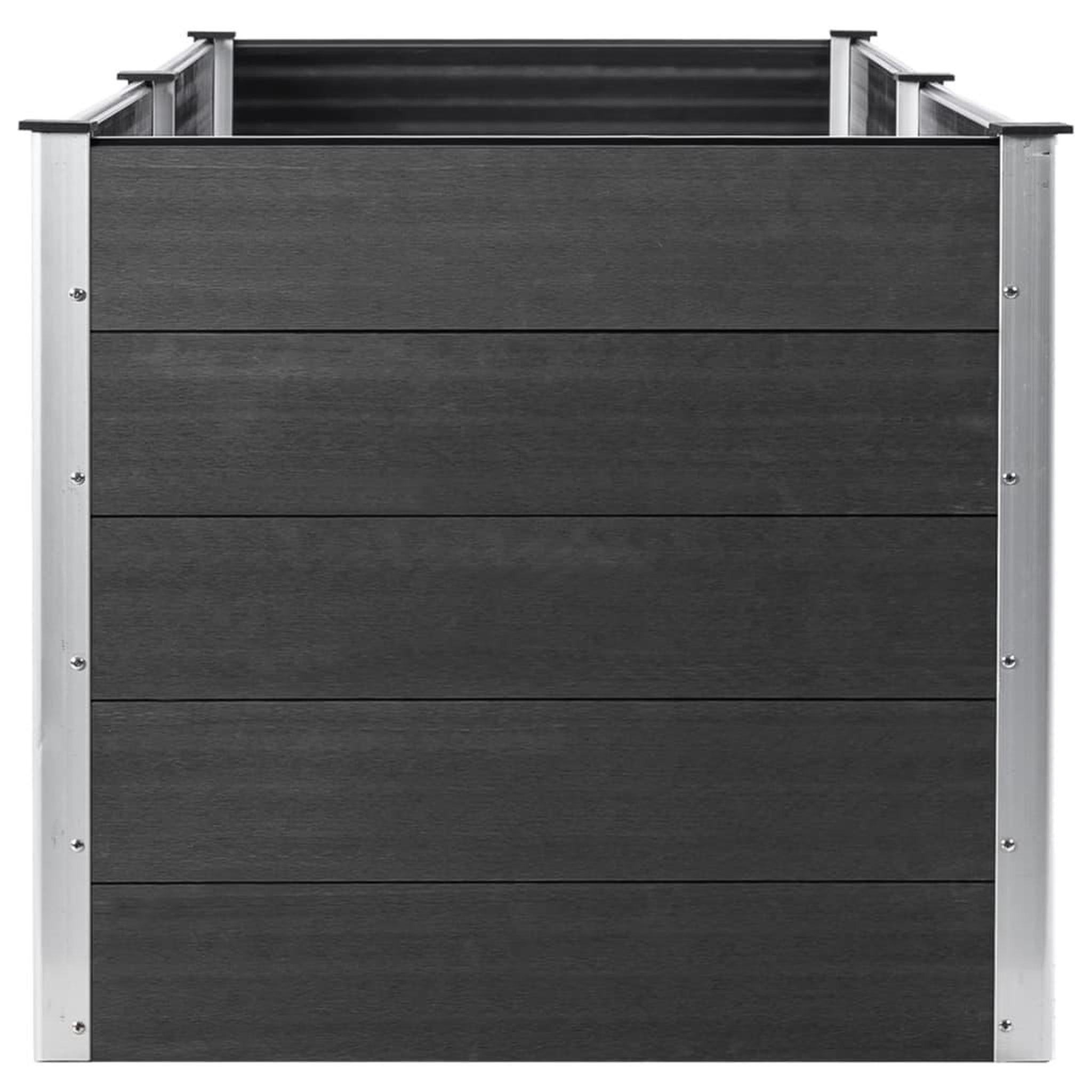Voir la diapositive 4 : VIDAXL Lit sureleve de jardin 250x50x91 cm WPC Gris