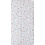 TINEO Matelas nomade Balloons - 120 x 60 x 4 cm - Blanc - TINEO