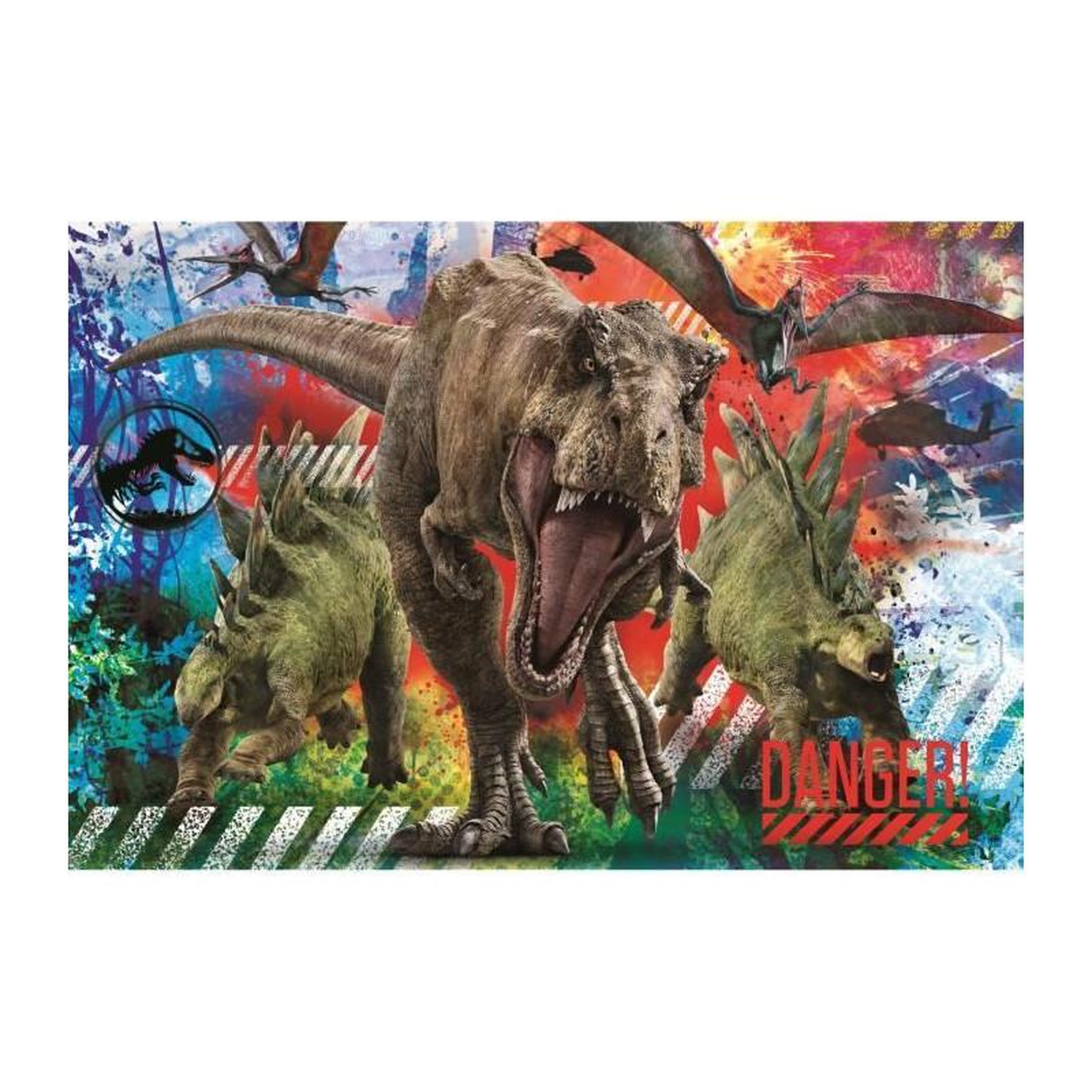 Voir la diapositive 2 : CLEMENTONI Puzzle 60 pièces Jurassic World – Puzzle enfant dinosaures – Clementoni