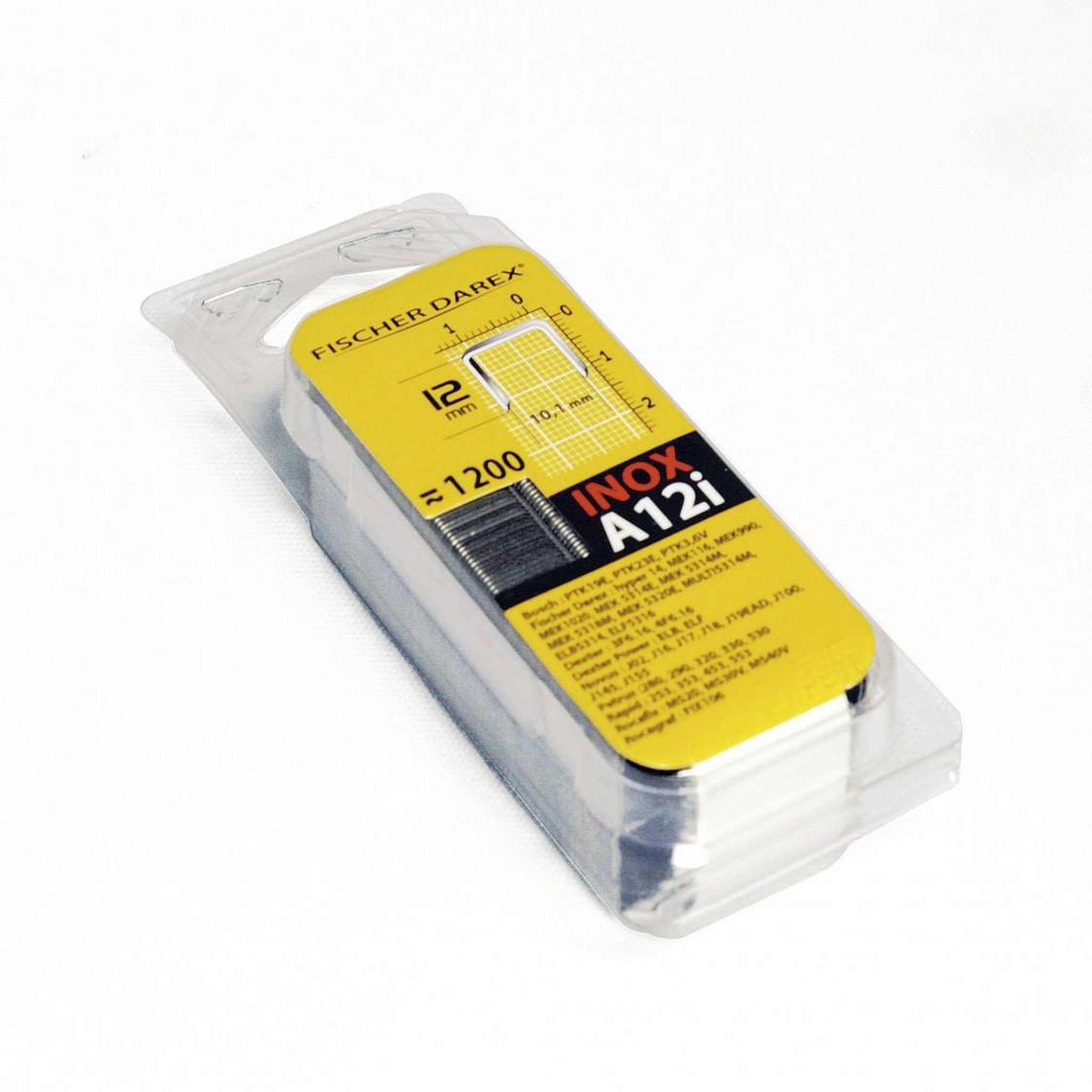 CENTRALE BRICO Lot de 1200 agrafes fil fin FISCHER DAREX A12i
