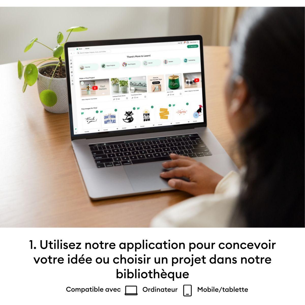 CRICUT Machine de découpe Bundle Explore 4 Seashell