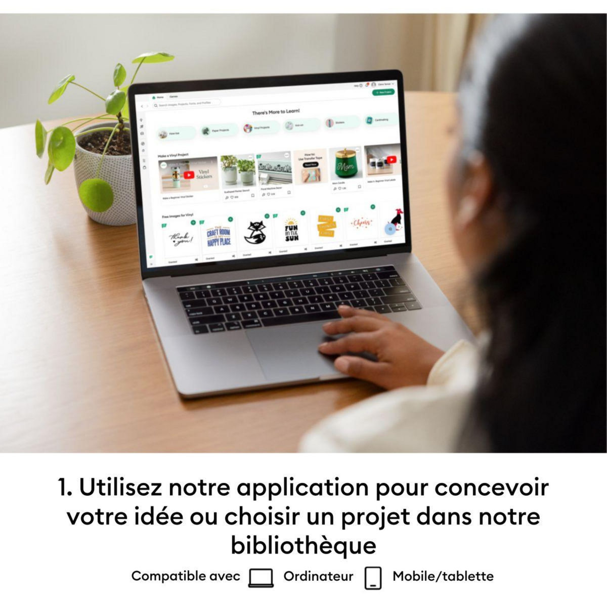 CRICUT Machine de découpe Bundle Explore 4 Seashell