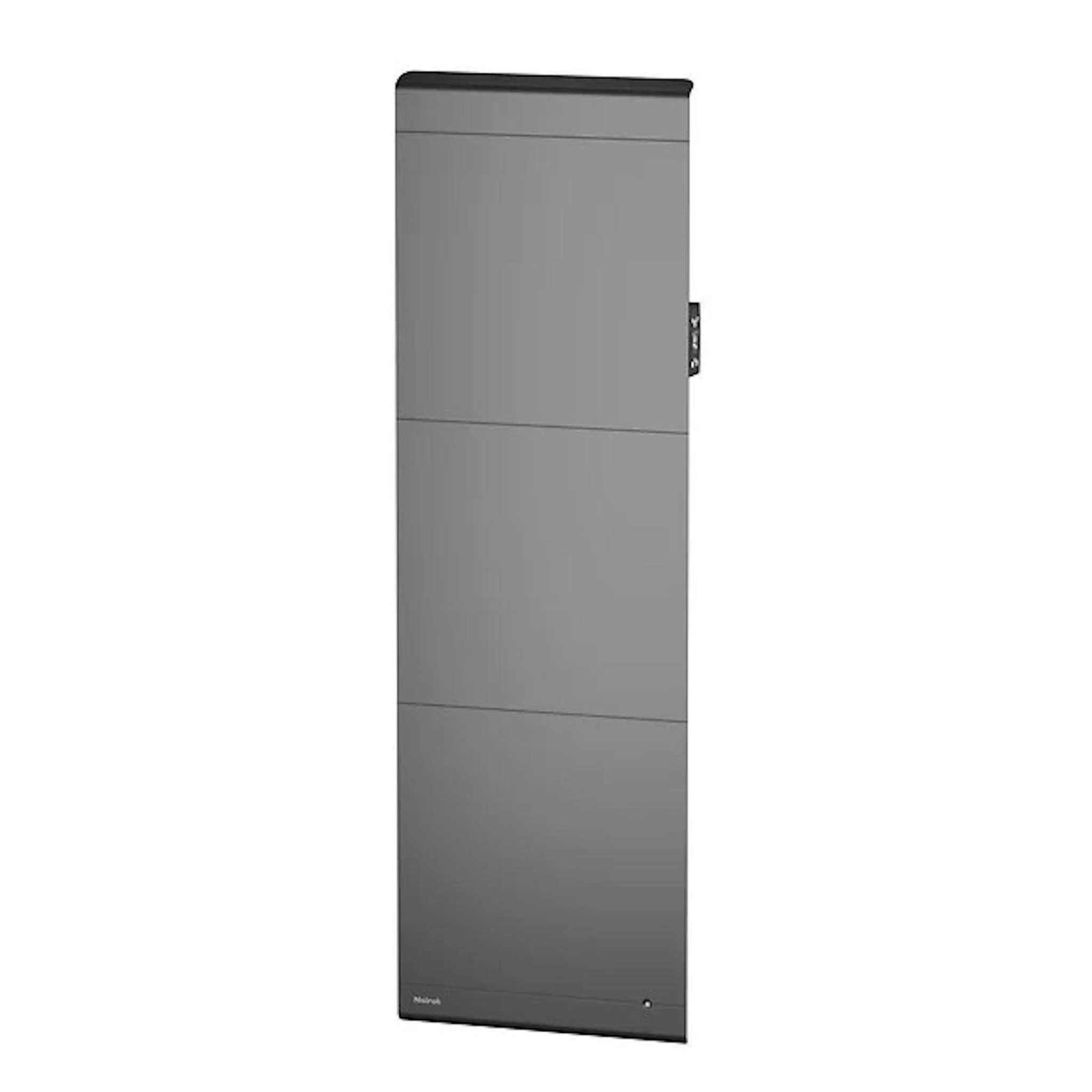 NOIROT Radiateur électrique double corps de chauffe - radiasoft 2 gris - 2000 w - vertical connecté