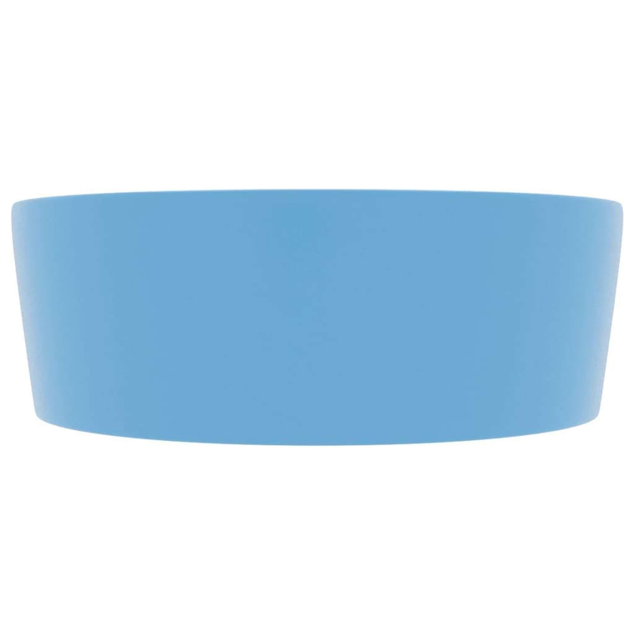 Voir la diapositive 4 : VIDAXL Lavabo de luxe avec trop-plein Bleu clair mat 36x13cm Ceramique