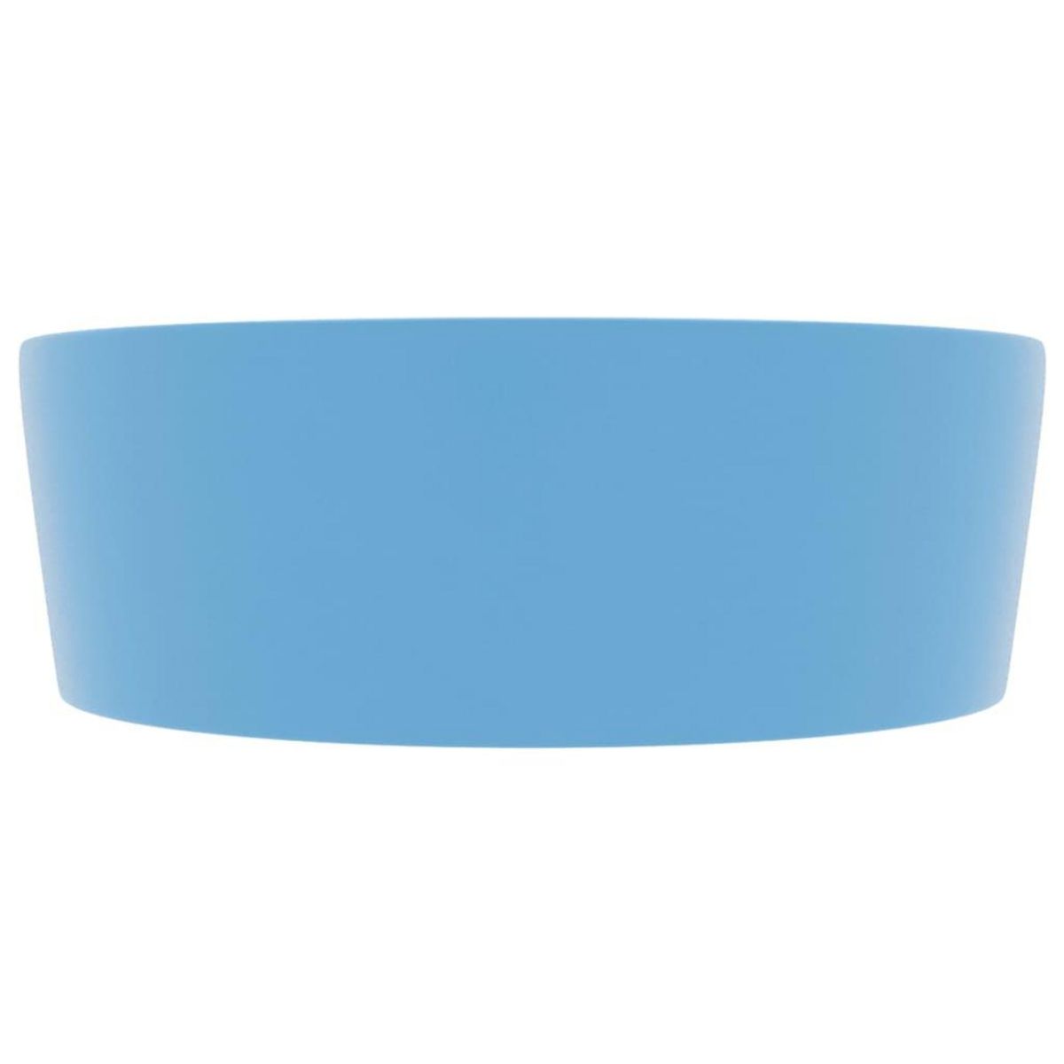 VIDAXL Lavabo de luxe avec trop-plein Bleu clair mat 36x13cm Ceramique