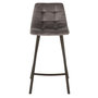 Voir la diapositive 2 : Paris Prix Chaise de Bar Design  Olivier  95cm Gris