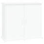 Voir la diapositive 2 : VIDAXL Support pour aquarium blanc 81x36x73 cm bois d ingénierie