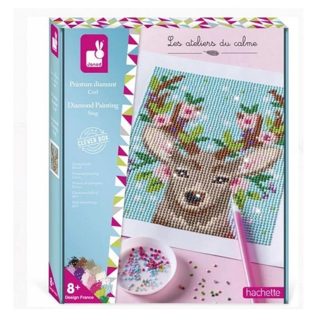 Juratoys-Janod Peinture diamant - Cerf a diamanter