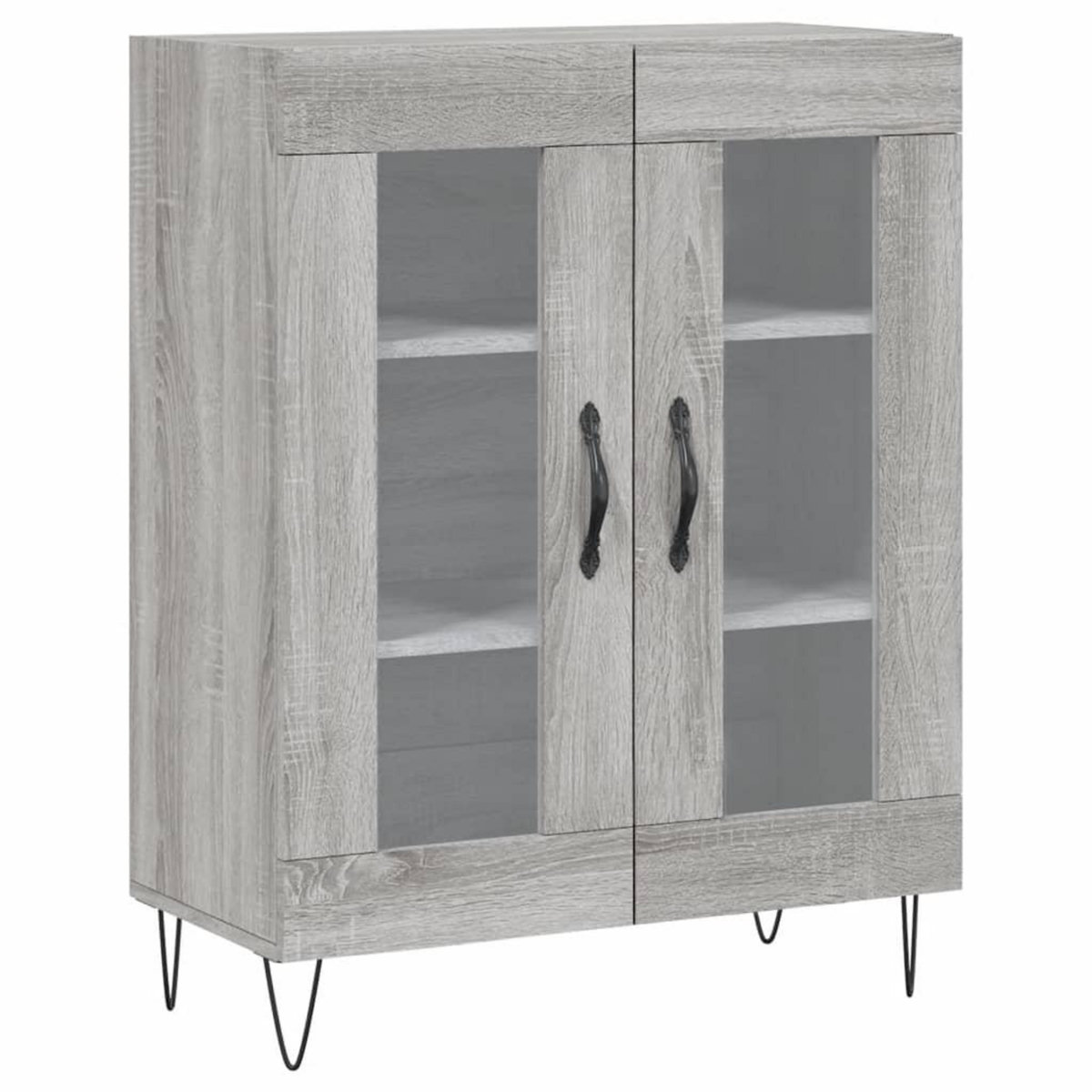 VIDAXL Buffet sonoma gris 69,5x34x90 cm bois d'ingenierie