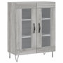 Voir la diapositive 2 : VIDAXL Buffet sonoma gris 69,5x34x90 cm bois d'ingenierie