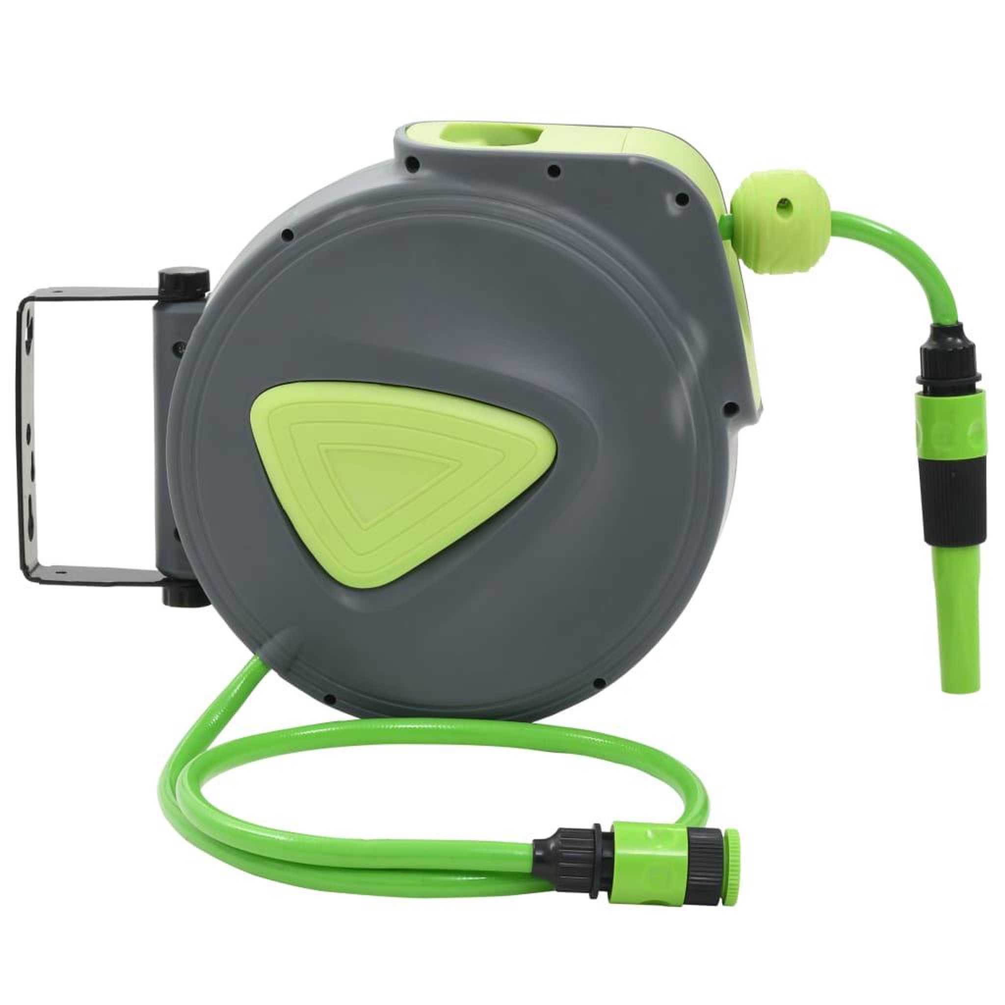 Voir la diapositive 2 : VIDAXL Enrouleur mural automatique pour tuyau retractable 10+1 m