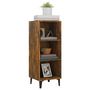 Voir la diapositive 4 : VIDAXL Buffet chene fume 34,5x32,5x90 cm bois d'ingenierie