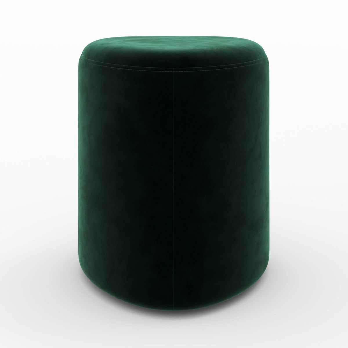Rendez vous déco Pouf en velours vert - Emmy
