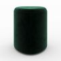 Voir la diapositive 3 : Rendez vous déco Pouf en velours vert - Emmy