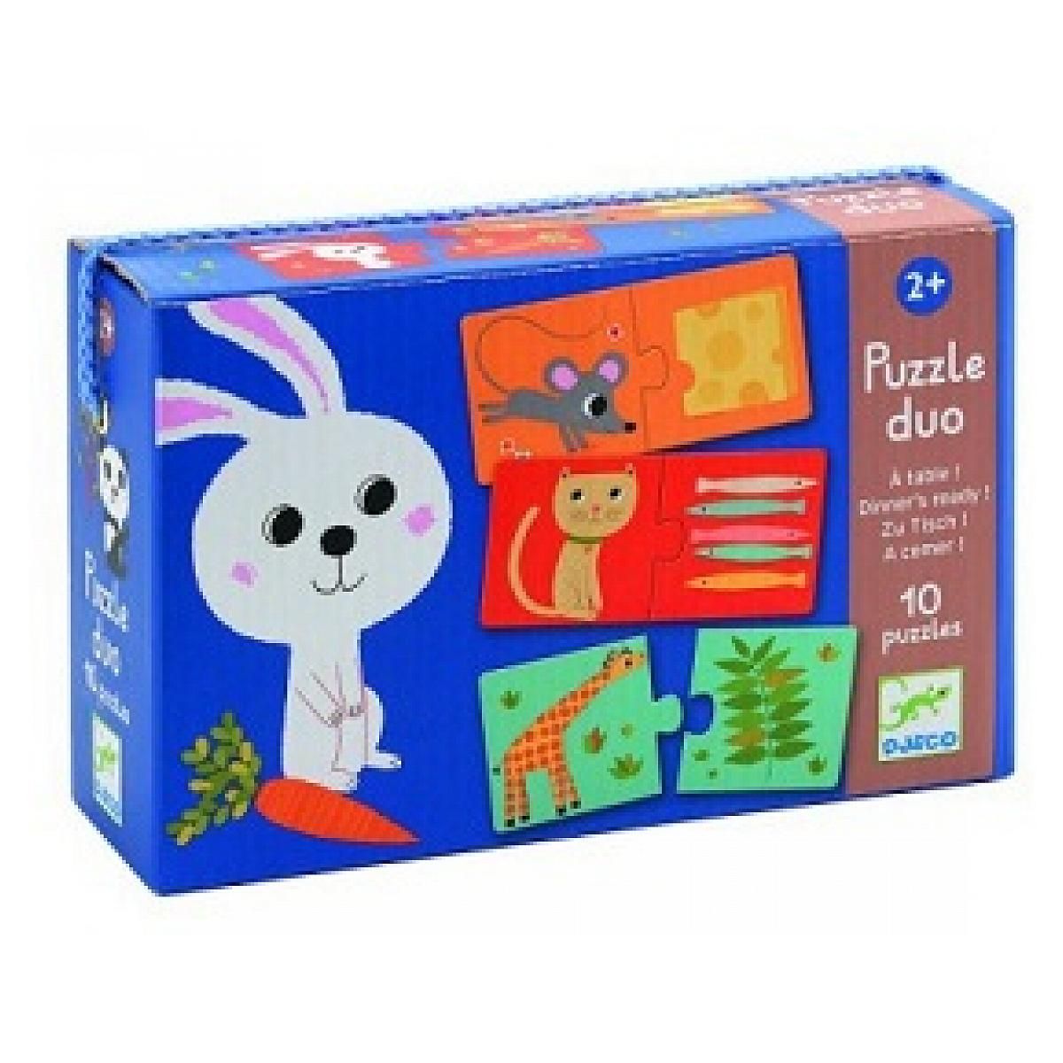 Djeco Puzzle duo A table! Jeu de paires