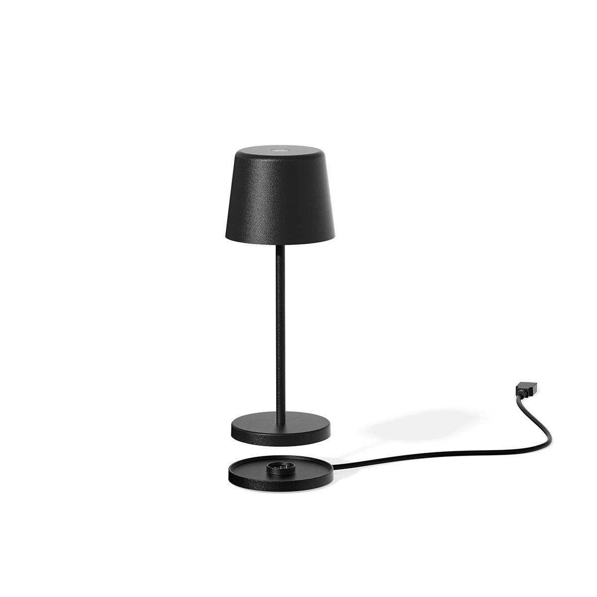 Lumisky Mini lampe de table KELLY MINI Noir Aluminium H22cm
