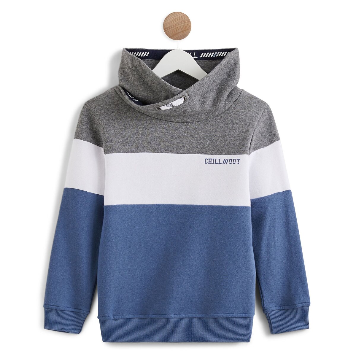 IN EXTENSO Sweat col snood garçon