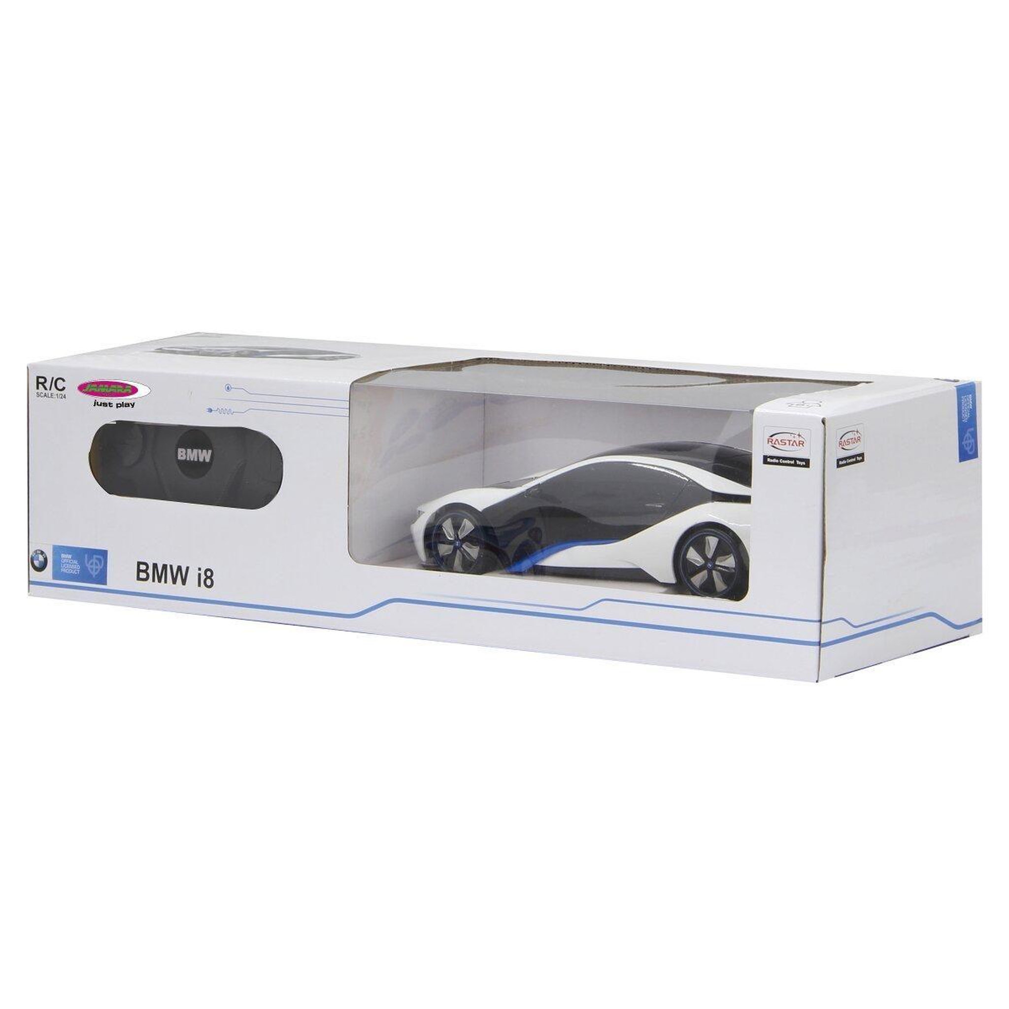 Voir la diapositive 2 : Jamara Voiture télécommandée bmw i8 1:24 blanc 2,4ghz