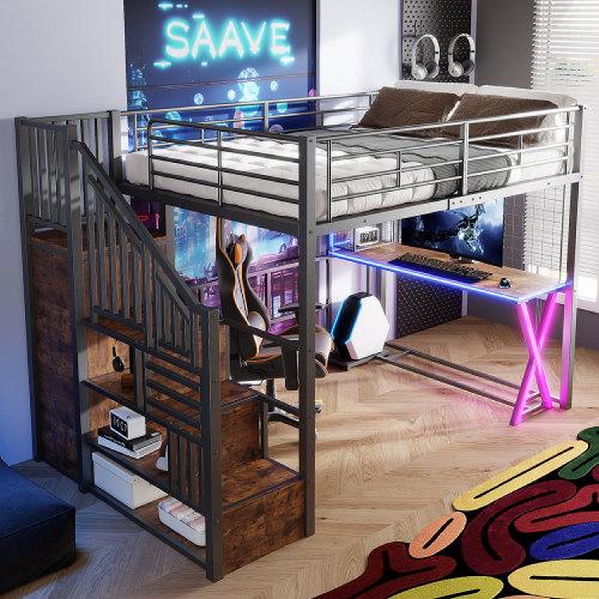 Voir la diapositive 5 : MERAX Lit mezzanine