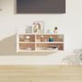 Voir la diapositive 3 : VIDAXL Armoire murale Blanc 80x30x30 cm Bois de pin massif