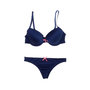 Voir la diapositive 1 : TWINDAY Ensemble Soutien-gorge & Tanga  Femme Twinday
