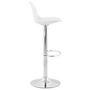 Voir la diapositive 2 : Paris Prix Tabouret de Bar  Queen  81-104cm Blanc