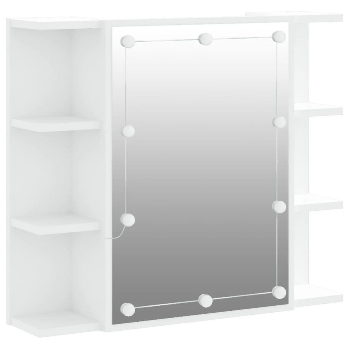 VIDAXL Armoire a miroir avec LED Blanc 70x16,5x60 cm