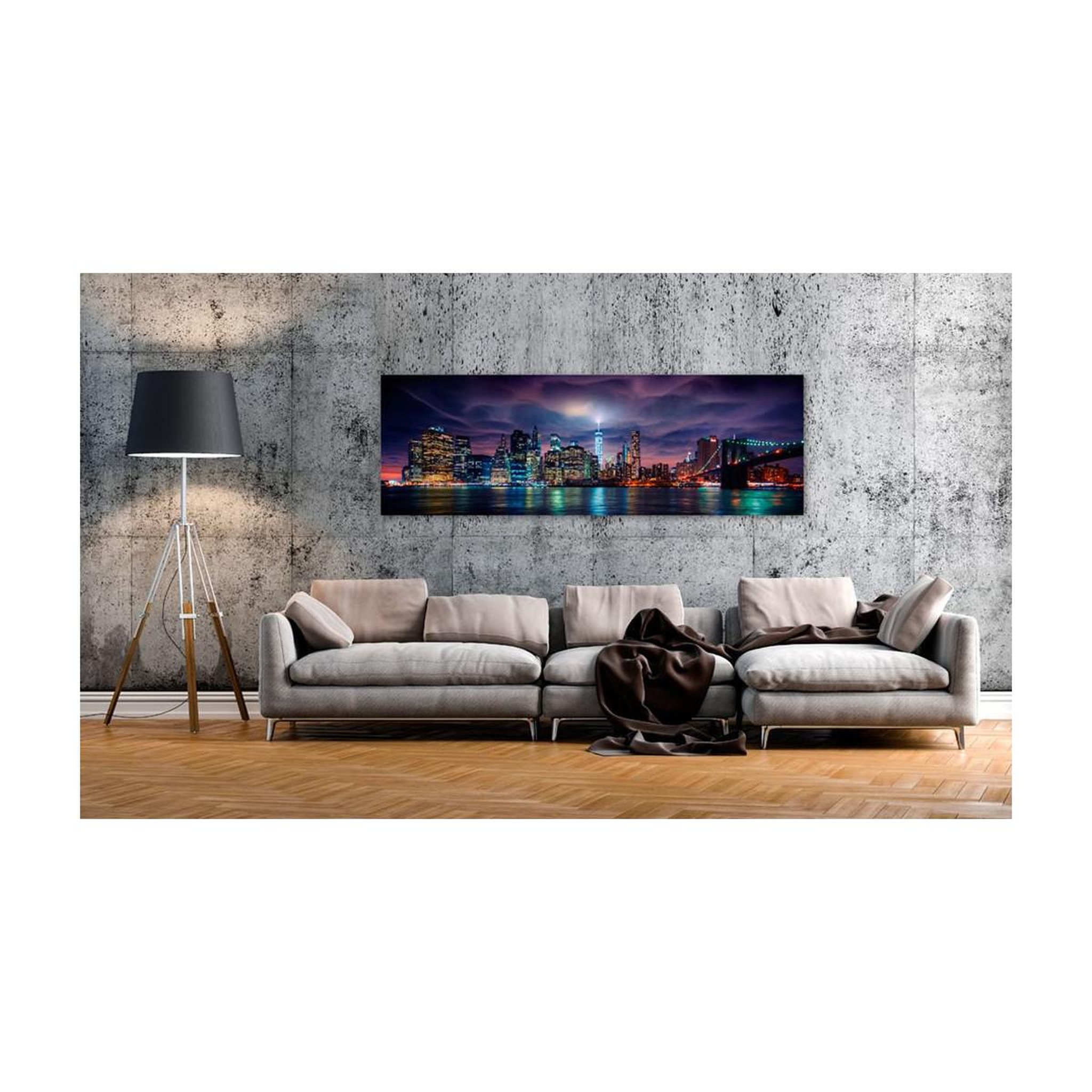 Voir la diapositive 2 : Paris Prix Tableau Imprimé  New York : Dark City
