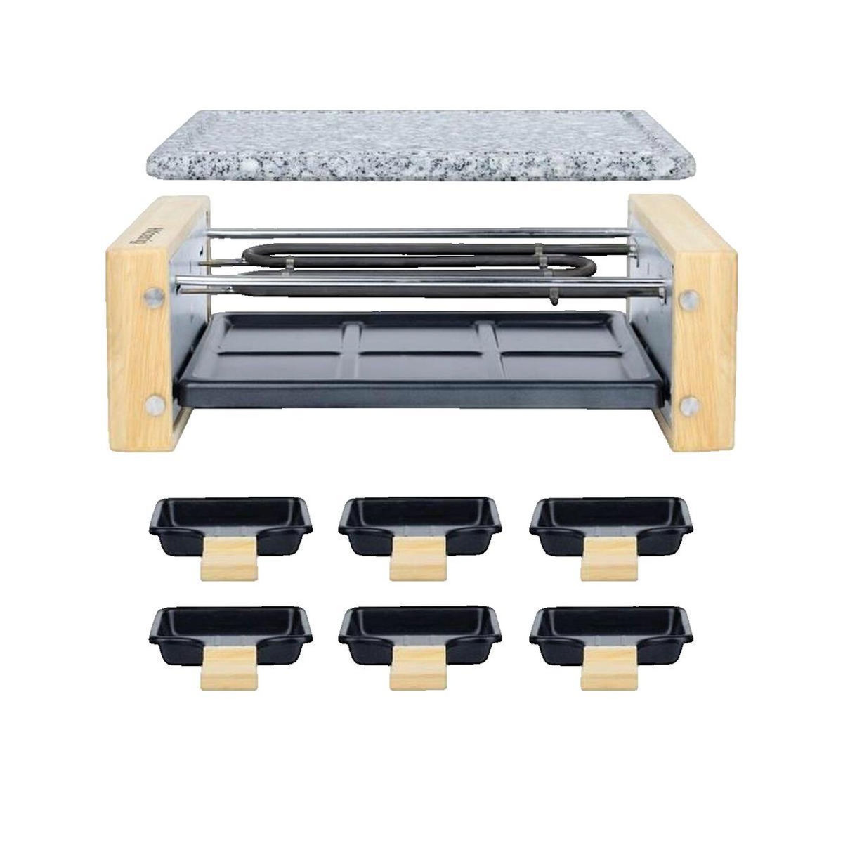 HKOENIG Appareil à raclette hkoenig WOD6 multifonction en bois