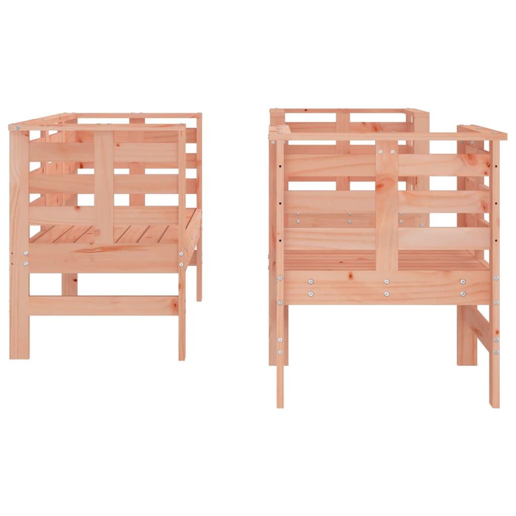 Voir la diapositive 5 : VIDAXL Salon de jardin 3 pcs bois massif douglas