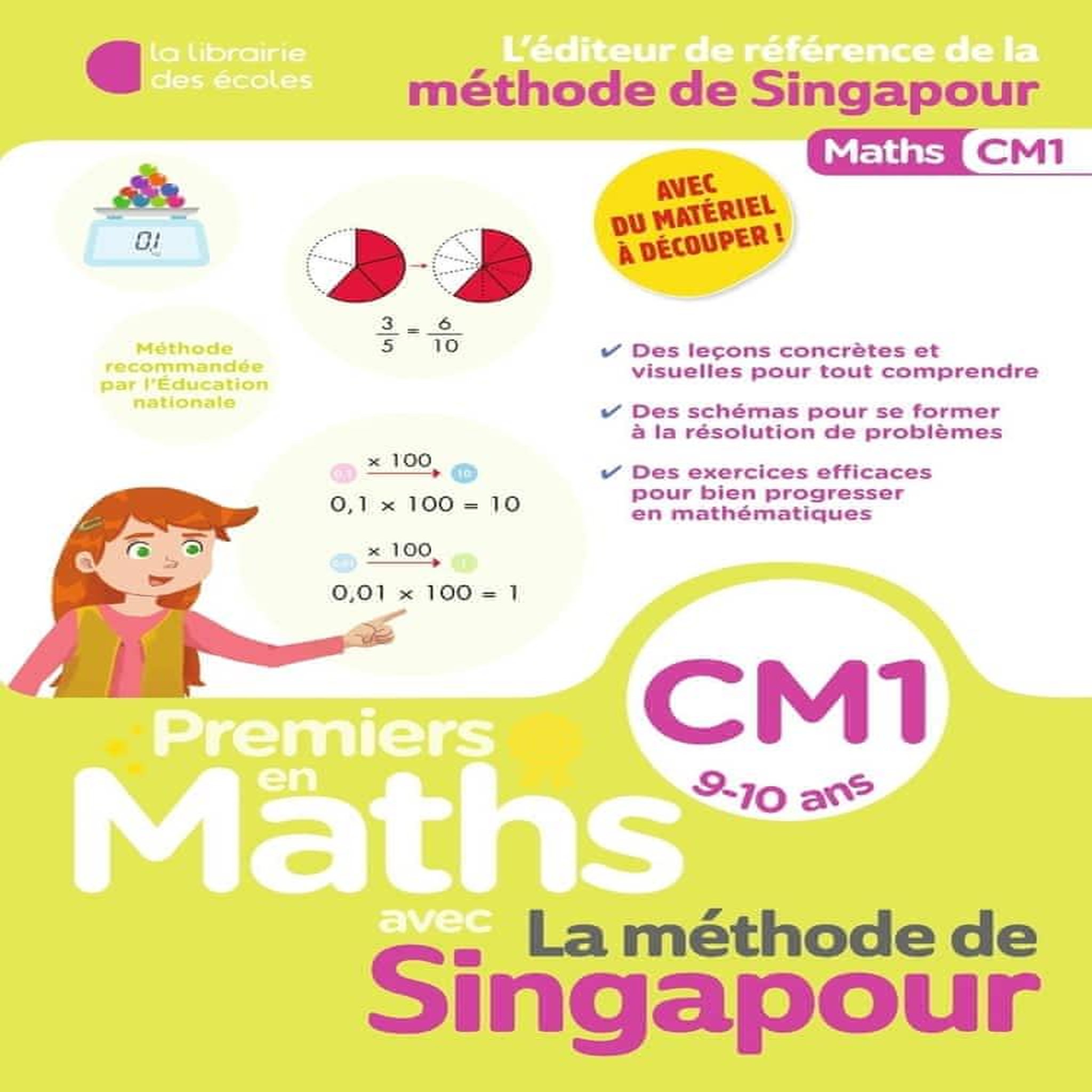 PREMIERS EN MATHS AVEC LA METHODE DE SINGAPOUR CM1. EDITION 2025, Kritter Chantal