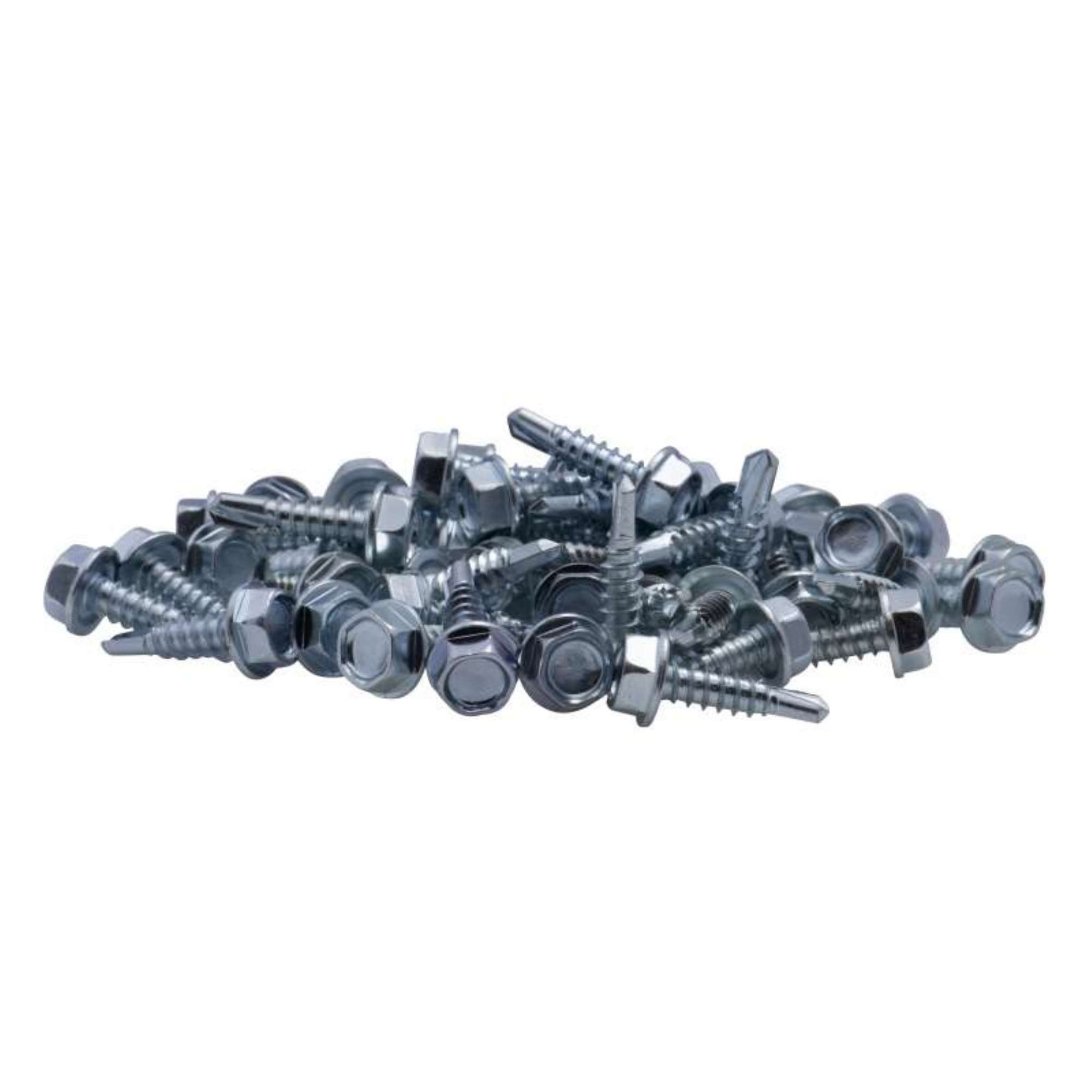Voir la diapositive 5 :  Vis autoperceuse tête hexagonale zinguée Vissal 4,2 x 16 mm  lot de 25 vis