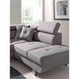 Voir la diapositive 5 : BEST MOBILIER Lisbona - canapé d'angle droit convertible - 5 places - avec têtières
