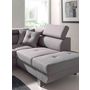 Voir la diapositive 5 : BEST MOBILIER Lisbona - canapé d'angle droit convertible - 5 places - avec têtières